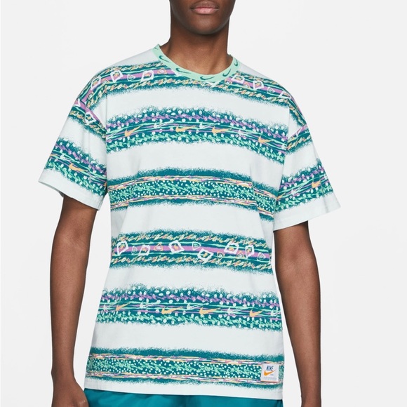 Nike Other - Nike Tee Shirt Stories Max 90 Retro Streetwear Crewneck Green Purple Yellow